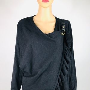 INC Womens Ruffle-Front Layered Blouse K#11